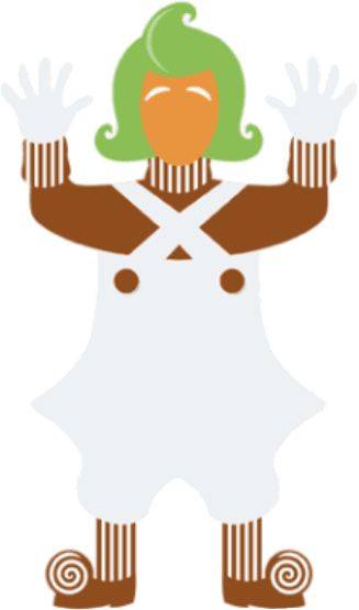 Oompa mascot illustration